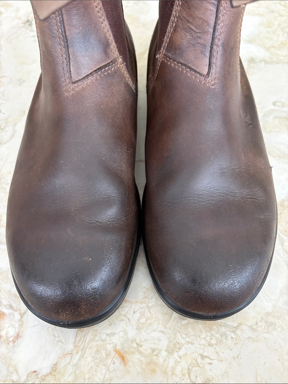Blundstone Brown Leather Chelsea Ankle Boots - Picture 12 of 13